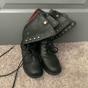 Steve Madden combat boots